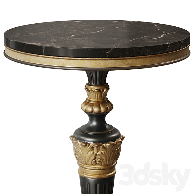 BÀN TRÀ TRÒN TÂN CỔ ĐIỂN MẠ VÀNG